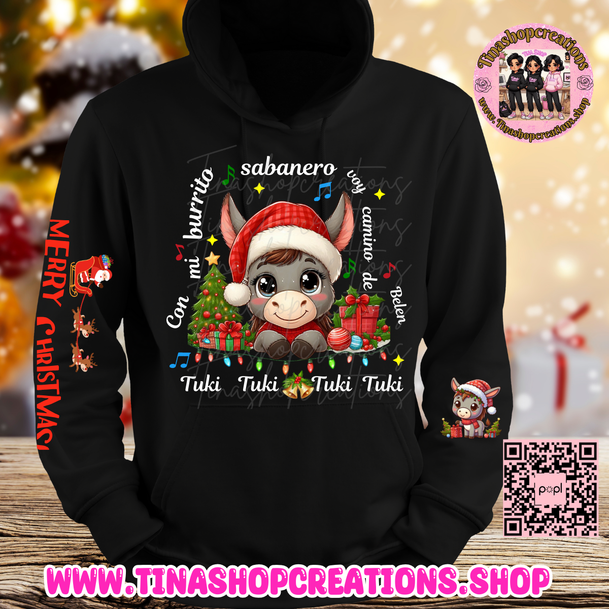 Merry Christmas Apparel - Inspirado en el álbum Mañana Será Bonito de Karol G - Camiseta navideña, sudadera, sudadera con capucha