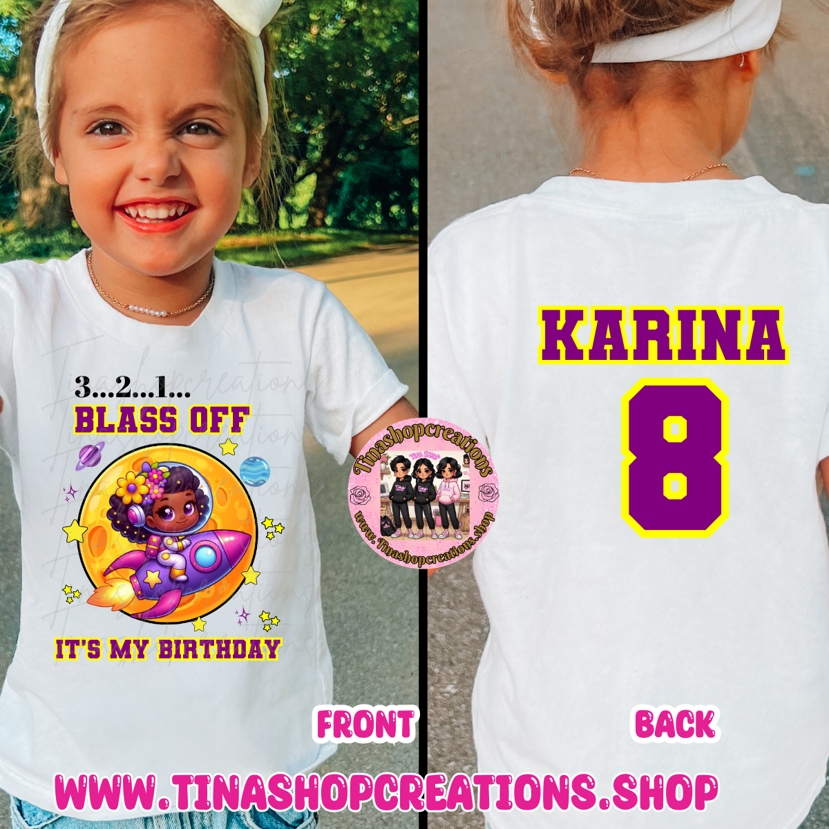 Camisa de cumpleaños de Sirenita inspirada en Karol G