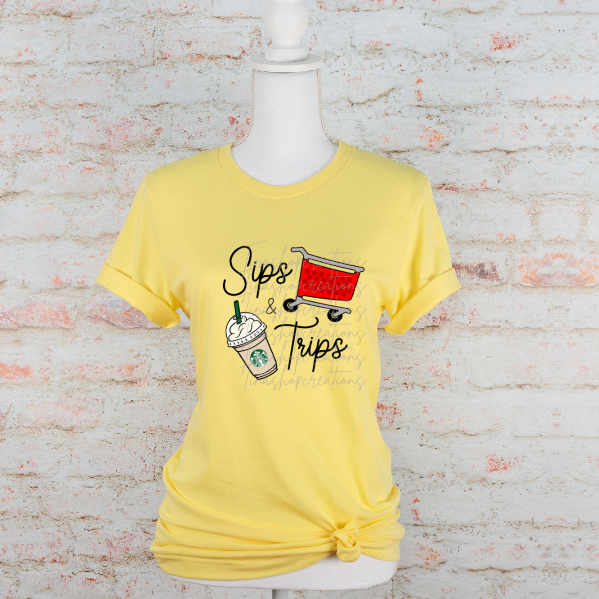 Sips and trips Camisas a juego familiares