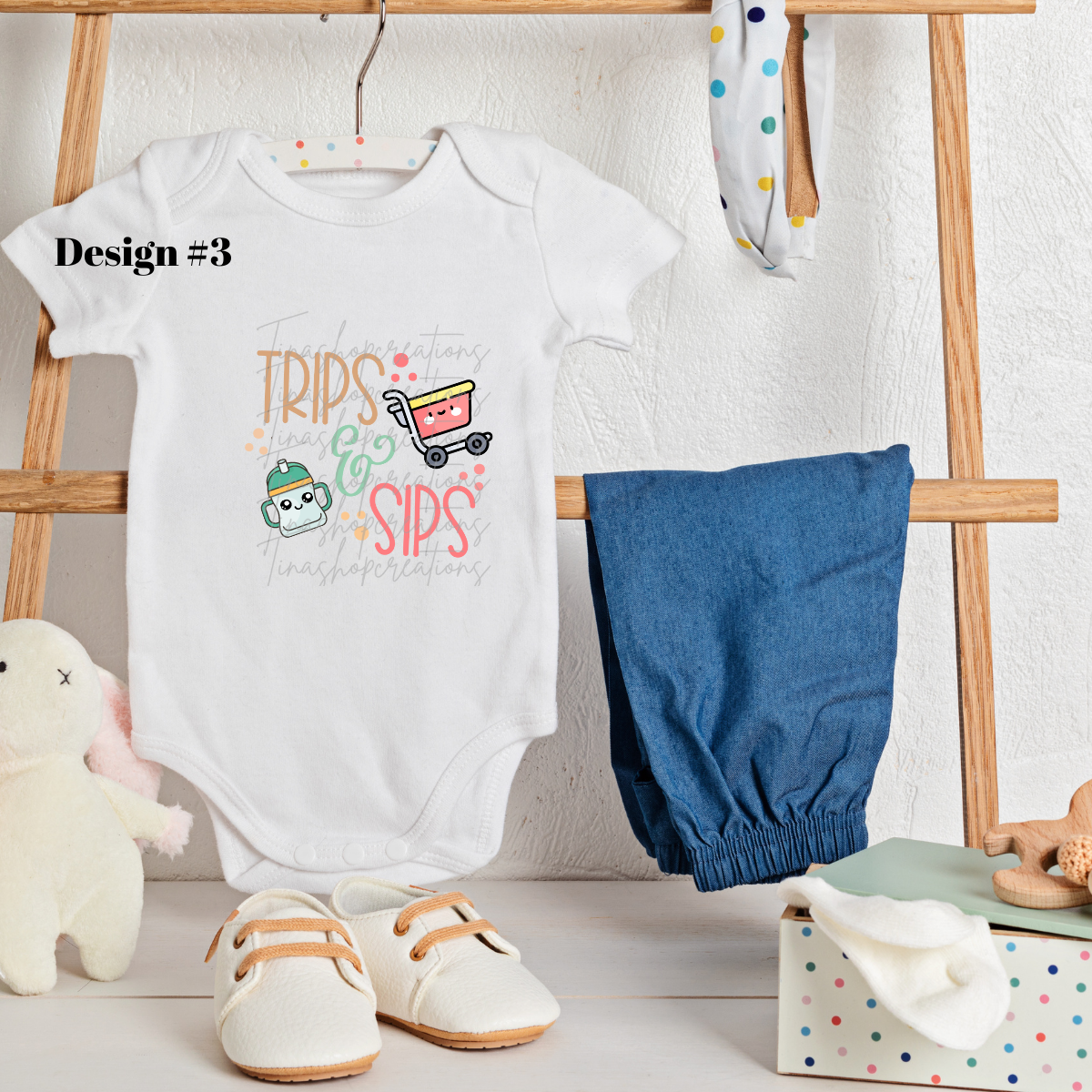 Sips and trips Camisas a juego familiares