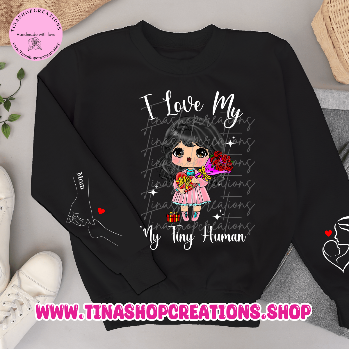 Amo mi versión Tiny Human Girl - Nombres personalizados