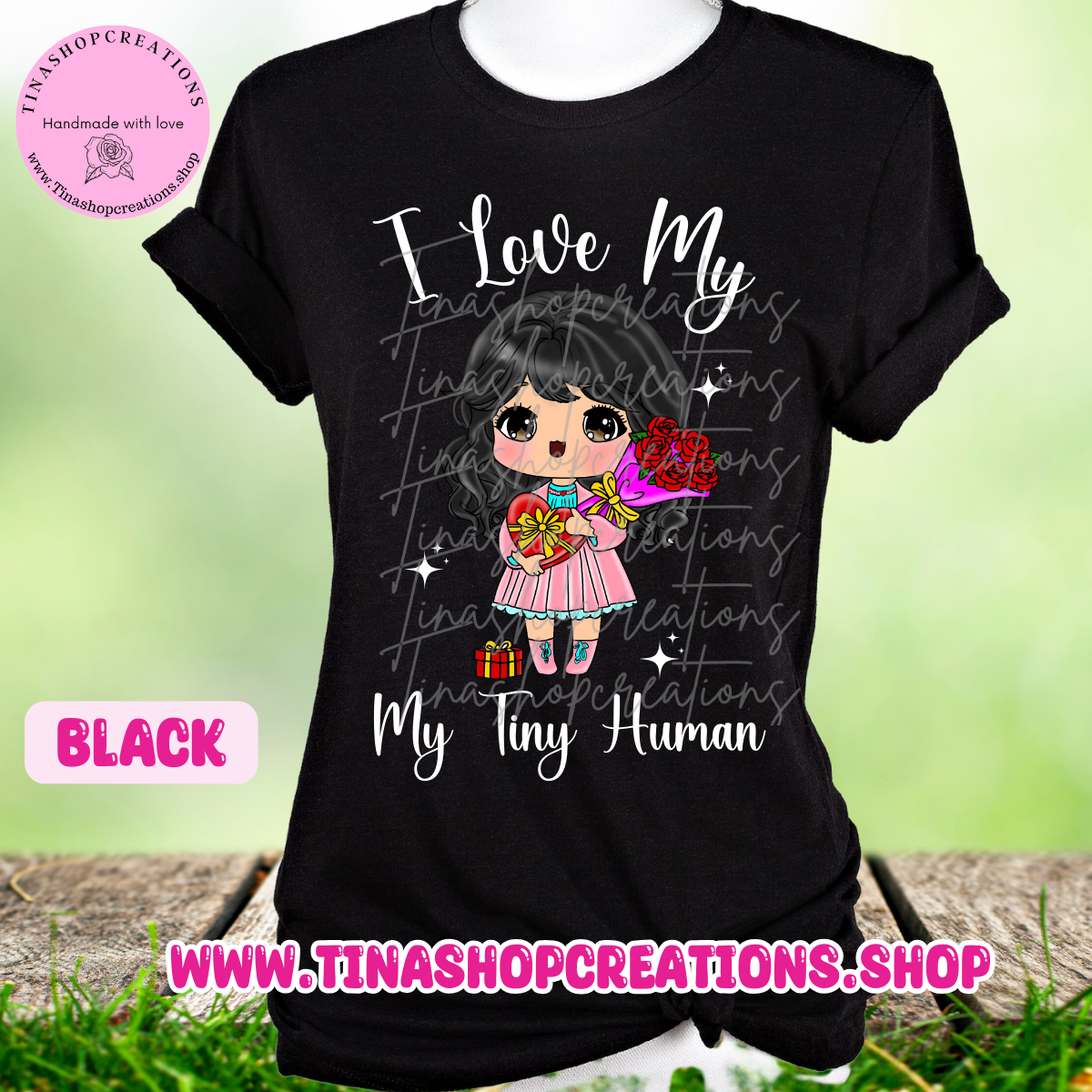 Amo mi versión Tiny Human Girl - Nombres personalizados