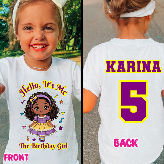 Camisa de cumpleaños de Sirenita inspirada en Karol G