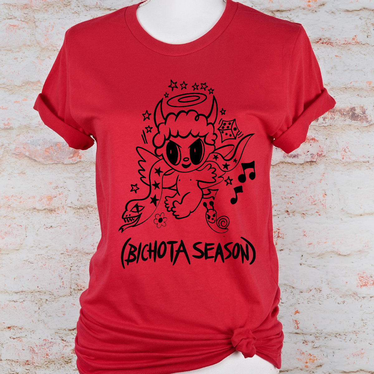 Temporada de Bichota Merch inspirado Modo Diablito