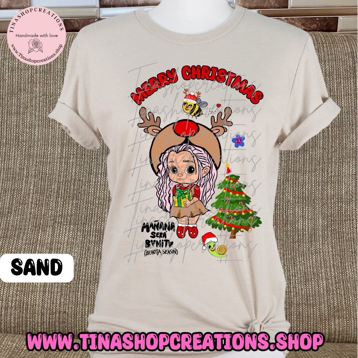 Merry Christmas Apparel - Inspirado en el álbum Mañana Será Bonito de Karol G - Camiseta navideña, sudadera, sudadera con capucha