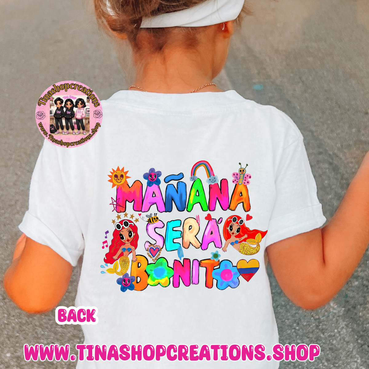 Camisa de cumpleaños de Sirenita inspirada en Karol G