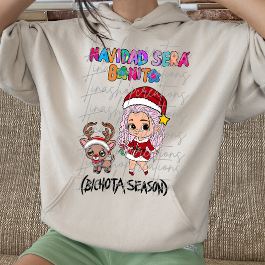 Navidad será Bonita - Inspirado en el álbum Mañana Será Bonito de Karol G - Camiseta navideña, sudadera, sudadera con capucha