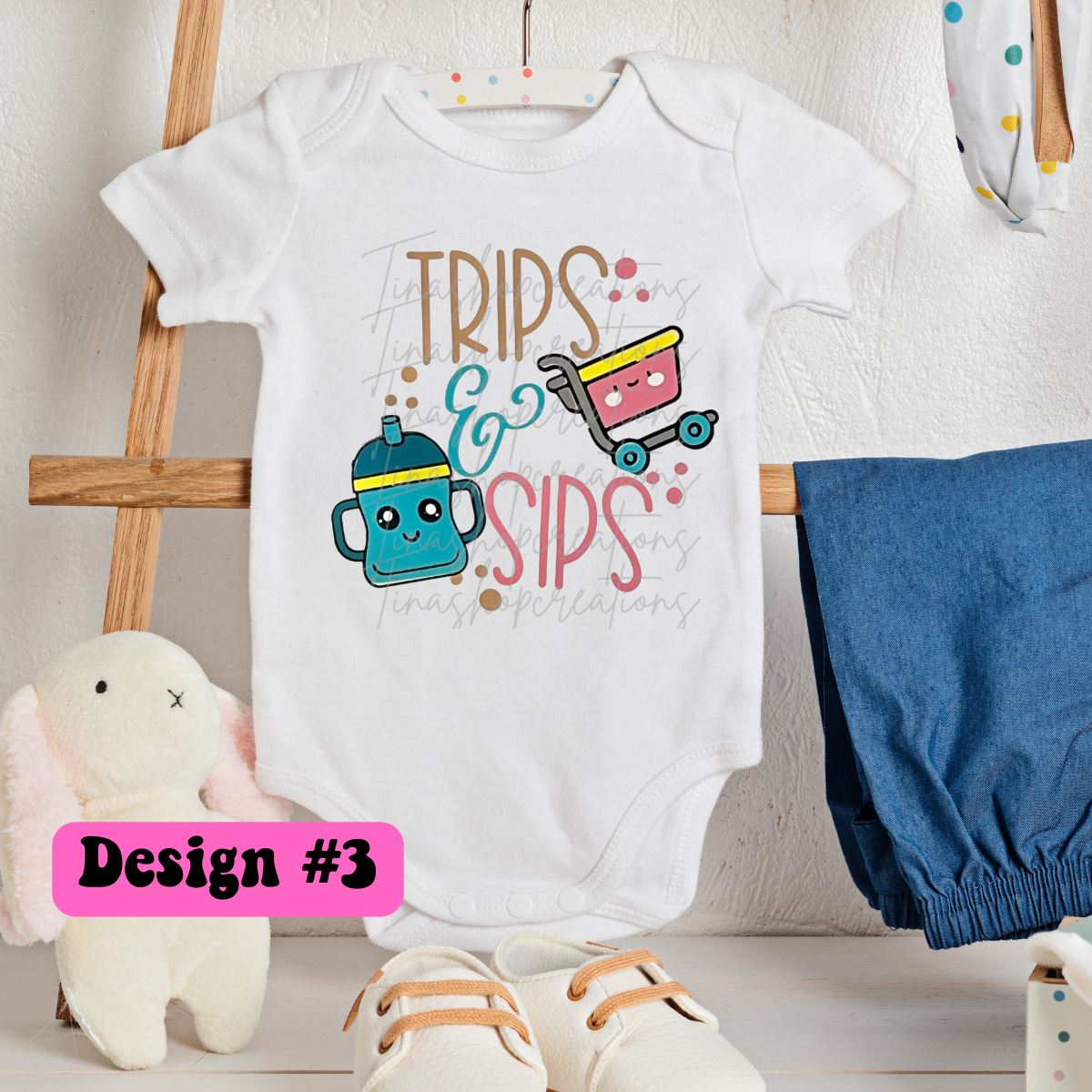 Sips and trips Camisas a juego familiares